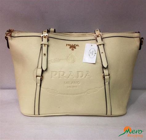 prada bag price in nepal|Prada cloth bag price.